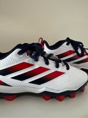 Adizero Impact Molded Rubber Kids 2.0 USA Baseball Cleats- Never worn